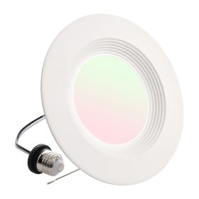 12 Pack LED Recessed Lighting, 5/6 Inch, Retrofit Can Lights, 1050 LM 13W 120V, Selectable 5CCT 2700K/3000K/3500K/4000K/5000K, 10% to 100% Dimmab